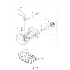 McCulloch B40 P - 2012-04 - Fuel Tank Parts Diagram