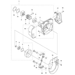 McCulloch B40 P - 2017-01 - Clutch Parts Diagram