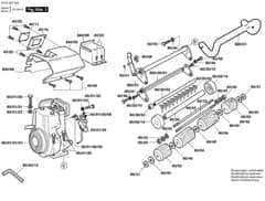Atco Balmoral 14S - F016307042 - Front Roller Assembly