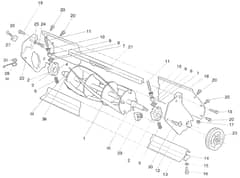 Atco Balmoral 14S - Up to 002577A - Cutter Assembly