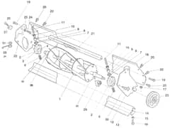 Atco Balmoral 14SE - Up to 001659A - Cutter Assembly
