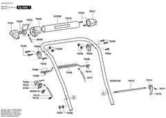 Atco Balmoral 14SK - 3616C07A71 - Handle Assembly