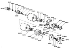Atco Balmoral 17S - F016308542 - Rear Roller Assembly