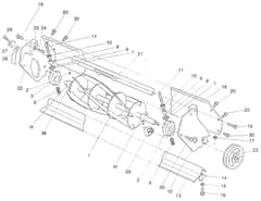 Atco Balmoral 17SE - 001892A Onwards - Cutter Assembly