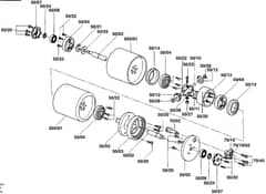 Atco Balmoral 17SE - F016308142 - Rear Roller Assembly