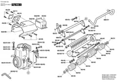 Atco Balmoral 17SE - F016308442 - Front Roller Assembly