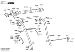 Atco Balmoral 20S - 3616C09A71 - Handle Assembly