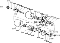 Atco Balmoral 20S - F016309242 - Rear Roller Assembly