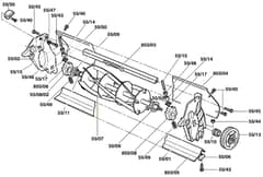 Atco Balmoral 20S - F016309542 - Cutter Assembly