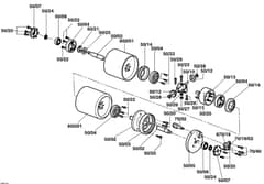 Atco Balmoral 20S - F016309542 - Rear Roller Assembly