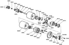 Atco Balmoral 20S - F016309842 - Rear Roller Assembly