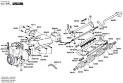 Atco Balmoral 20SE - F016309142 - Front Roller Assembly