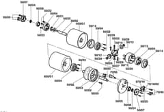 Atco Balmoral 20SE - F016309642 - Rear Roller Assembly