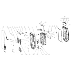 EGO BAX1500 - Backpack Battery (Jan 2022) Main Assy Diagram