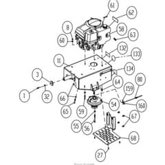 Billy Goat BC2600HEBH - High Weed and Brush Mower Engine Diagram
