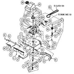 Billy Goat BC2600HEBH - High Weed and Brush Mower Main Diagram