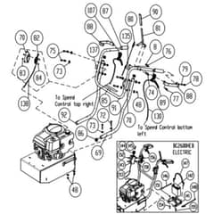 Billy Goat BC2600ICH - High Weed and Brush Mower Handle Diagram