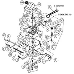 Billy Goat BC2600ICH - High Weed and Brush Mower Main Diagram
