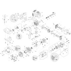 Cobra BC270K - Kawasaki TJ27E Engine Main Diagram