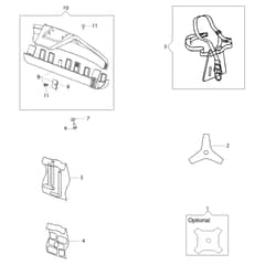 BC 241 T - Oleo-Mac Brushcutter Accessories Diagram