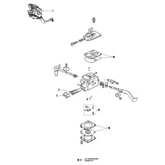 BC 241 T - Oleo-Mac Brushcutter Carburettor Diagram