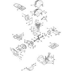 BC 250 - 2004 - 282520001/X - Castel Garden Brushcutter Engine Diagram