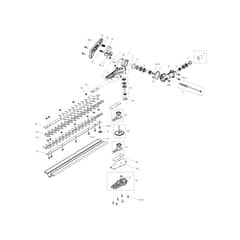 BC 300 D - Oleo-Mac Multi Function Tool Hedge Trimmer Diagram