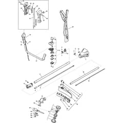 BC 330 AB - 2022-2025 - 287121102/ST2 - Stiga Brushcutter Transmission Diagram