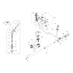 BC 350 T - Oleo-Mac Brushcutter Transmission Diagram
