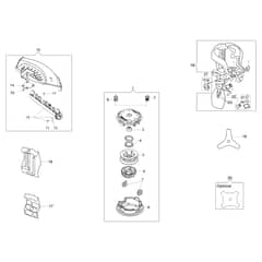 BC 400 T - Oleo-Mac Brushcutter Accessories Diagram