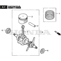 BC 425 HD - 2023-2025 - 281221003/21 - Stiga Brushcutter Cylinder Piston Crankshaft Diagram