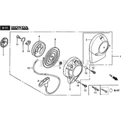 BC 425 HJ - 2023-2025 - 281220003/21 - Stiga Brushcutter Carburettor Starter Assy Diagram