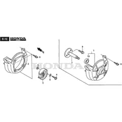 BC 425 HJ - 2023-2025 - 281220003/21 - Stiga Brushcutter Fan Cover Diagram