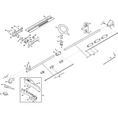 BC 425 HJ - 2023-2025 - 281220003/21 - Stiga Brushcutter Handle Transmission Diagram