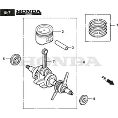 BC 435 H - 2023-2025 - 281320003/21 - Stiga Brushcutter Cylinder Piston Crankshaft Diagram