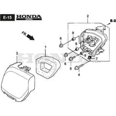 BC 435 HD - 2023-2025 - 281321003/21 - Stiga Brushcutter Air Clener Diagram