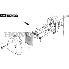 BC 450 HD - 2023-2025 - 281521003/21 - Stiga Brushcutter Air Clener Diagram