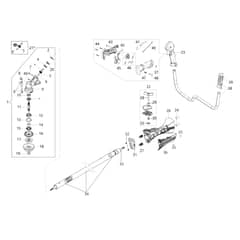 BC 540 MASTER - Oleo-Mac Brushcutter Transmission Diagram
