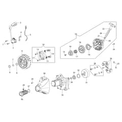 BCF 550 - Oleo-Mac Brushcutter Starter Assy Diagram