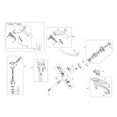 BCH 250 T - Oleo-Mac Brushcutter Transmission Diagram