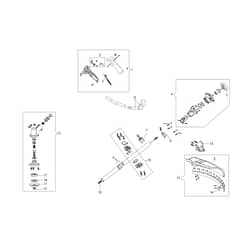 BCH 310 T - Oleo-Mac Brushcutter Transmission Diagram