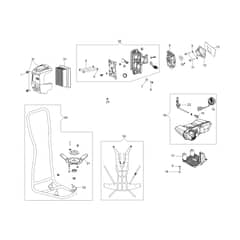 BCH 400 BP - Oleo-Mac Brushcutter Tank / Frame (High) - (from June 2024) Diagram