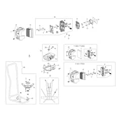 BCH 40 BP - Oleo-Mac Brushcutter Tank / Frame (High) Diagram