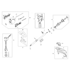BCH 500 S - Oleo-Mac Brushcutter Transmission Diagram