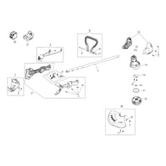 BCI 30 - Oleo-Mac Brushcutter Complete illustrated parts list Diagram