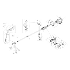 BCI 530 S - Oleo-Mac Brushcutter Transmission D.26mm Diagram