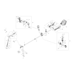 BCI 530 T - Oleo-Mac Brushcutter Transmission D.26mm Diagram