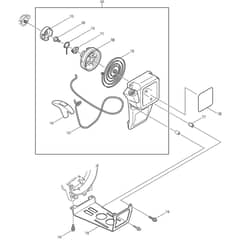 Makita BCX2500 - String Trimmer - Power Tool 04 Diagram