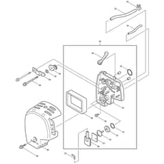 Makita BCX2500 - String Trimmer - Power Tool 06 Diagram