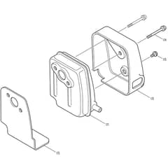 Makita BCX2500 - String Trimmer - Power Tool 07 Diagram